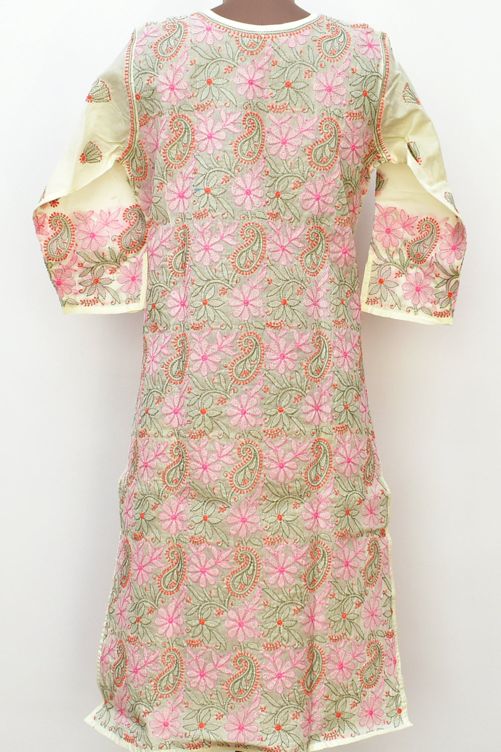 L 42 Multi-Color Chikankari Stitched Kurti 18326