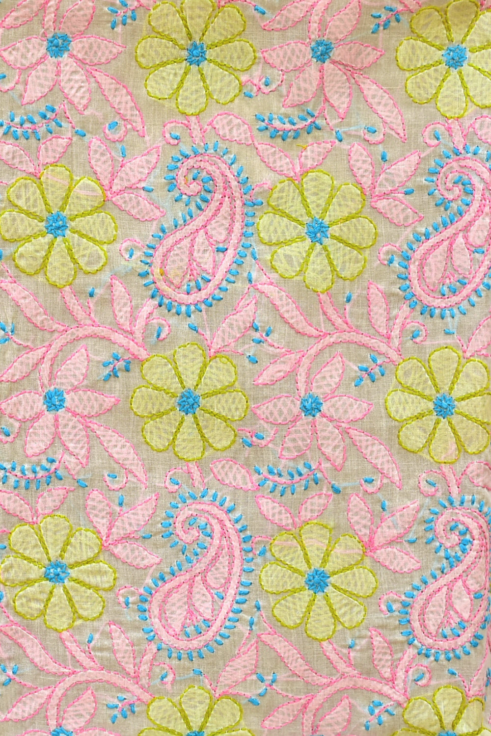 M 40 Multi-Color Chikankari Stitched Kurti 18328