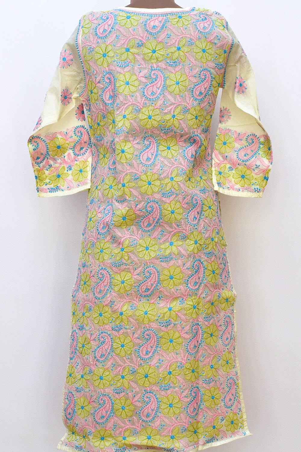 S 38 Multi-Color Chikankari Stitched Kurti 18329