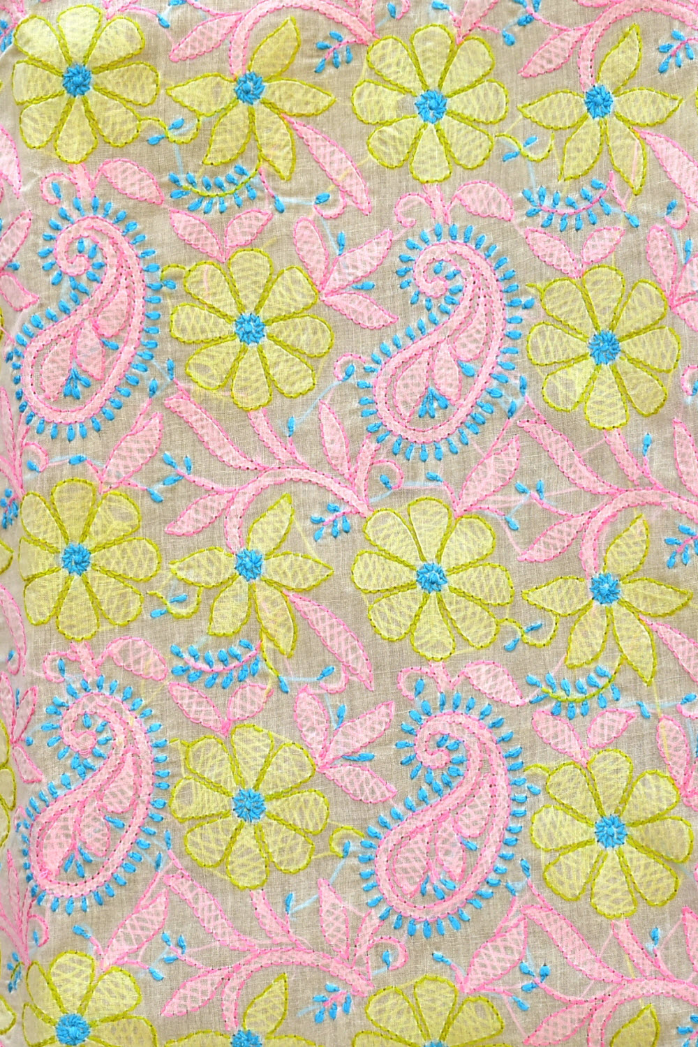 S 38 Multi-Color Chikankari Stitched Kurti 18329