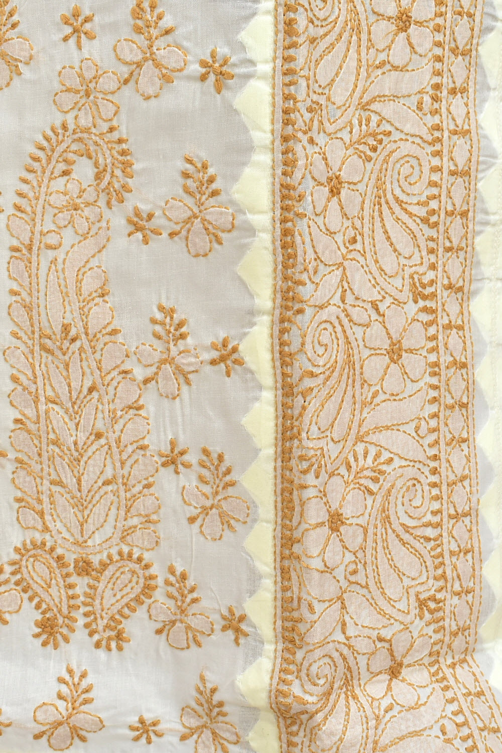 M 40 Fawn Chikankari Stitched Kurti 18346