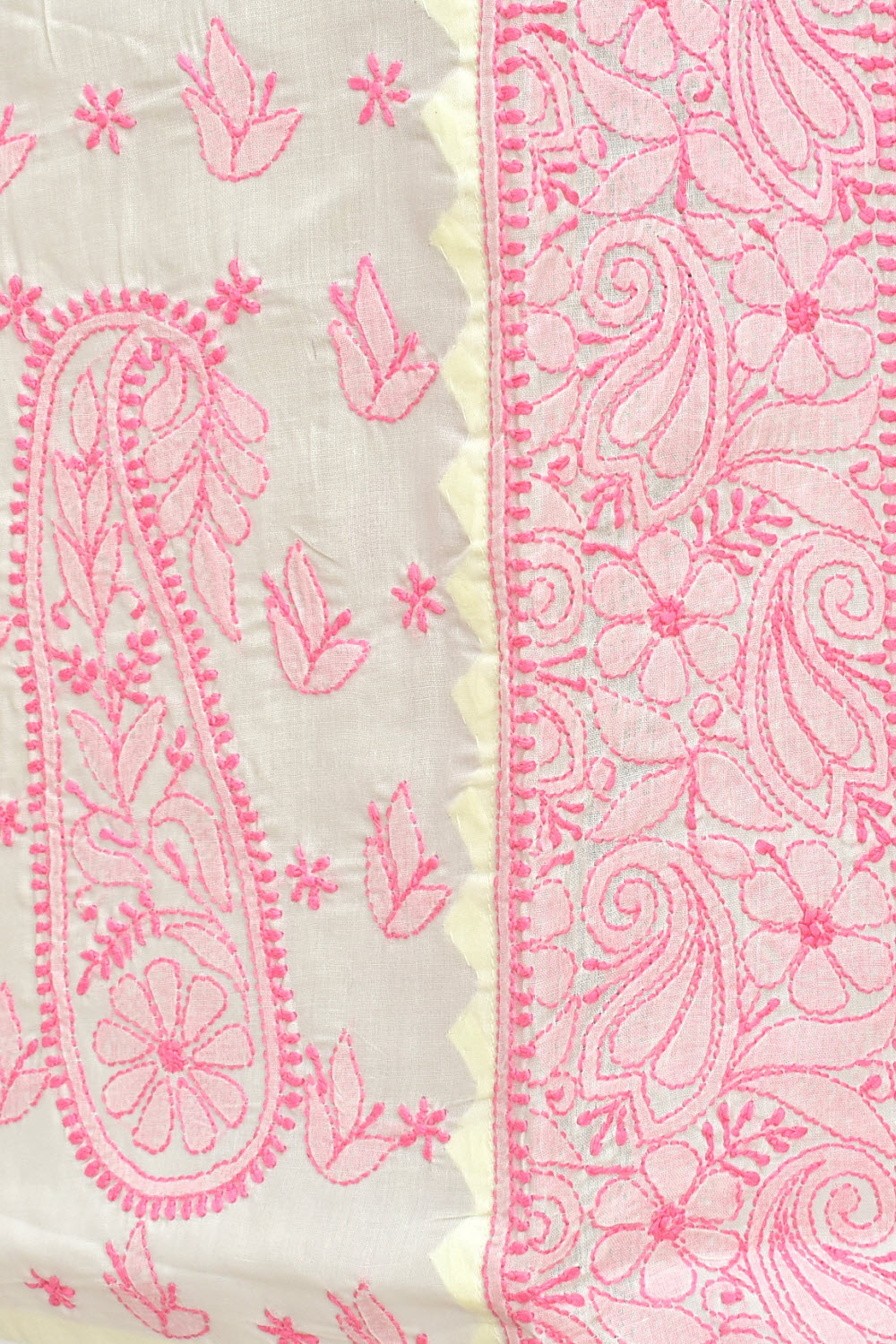 XL 44 Pink Chikankari Stitched Kurti 18349