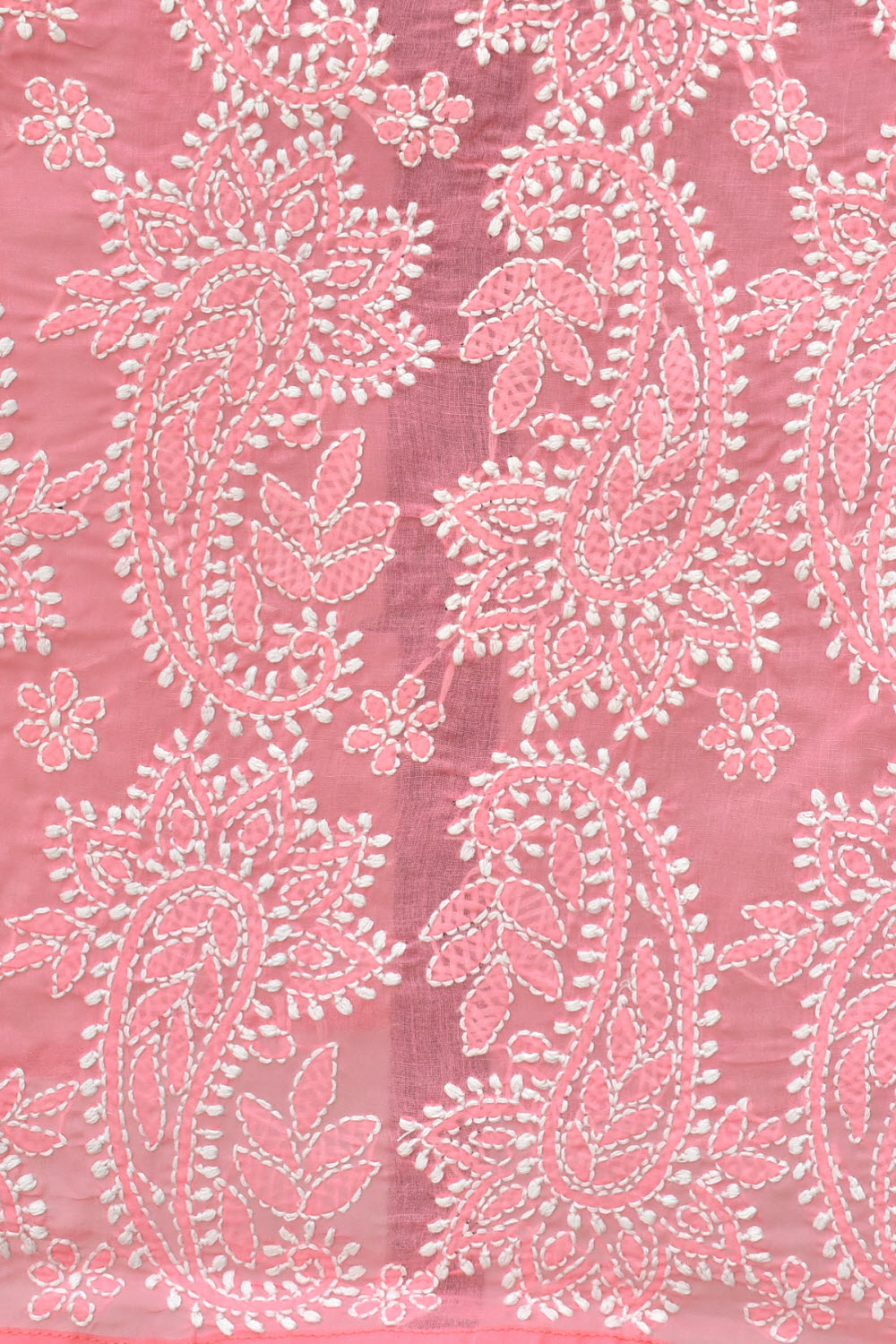 M 40 Peach Chikankari Stitched Kurti 18351