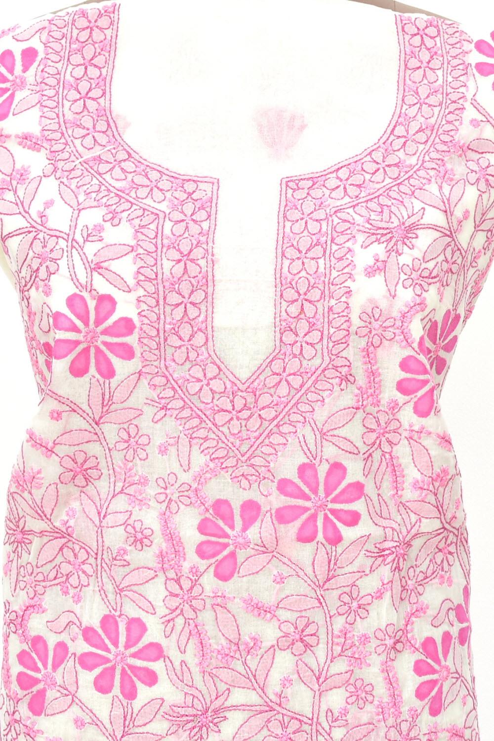 Onion Chikankari Salwar Kameez with Dupatta 18398