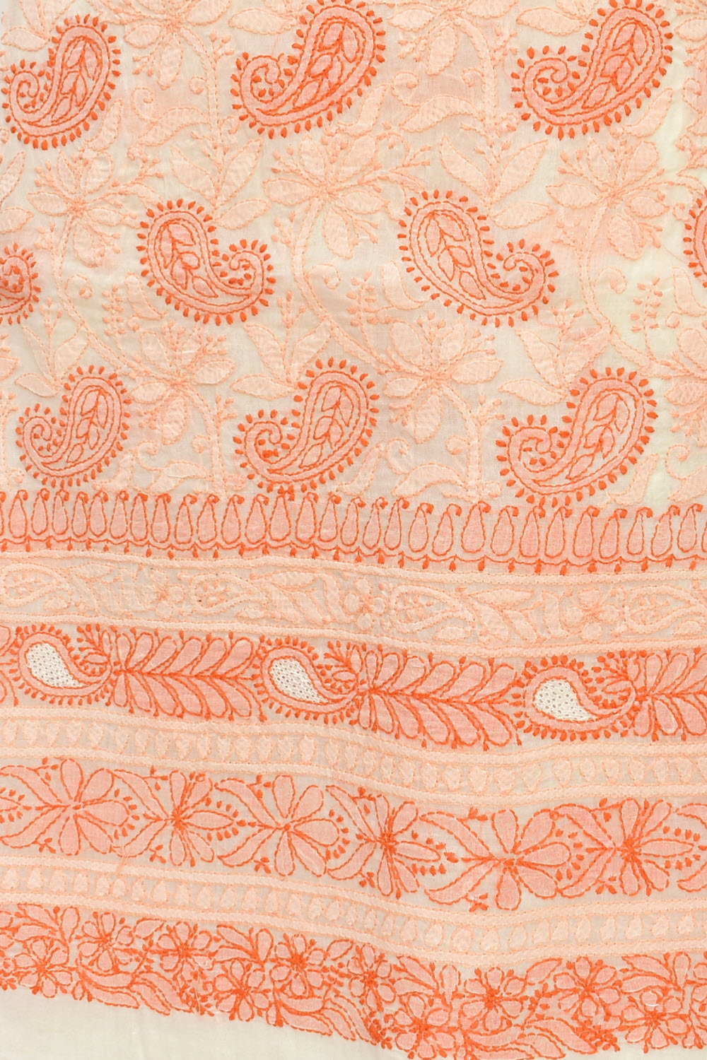 Orange-Peach Chikankari Salwar Kameez with Dupatta 18400