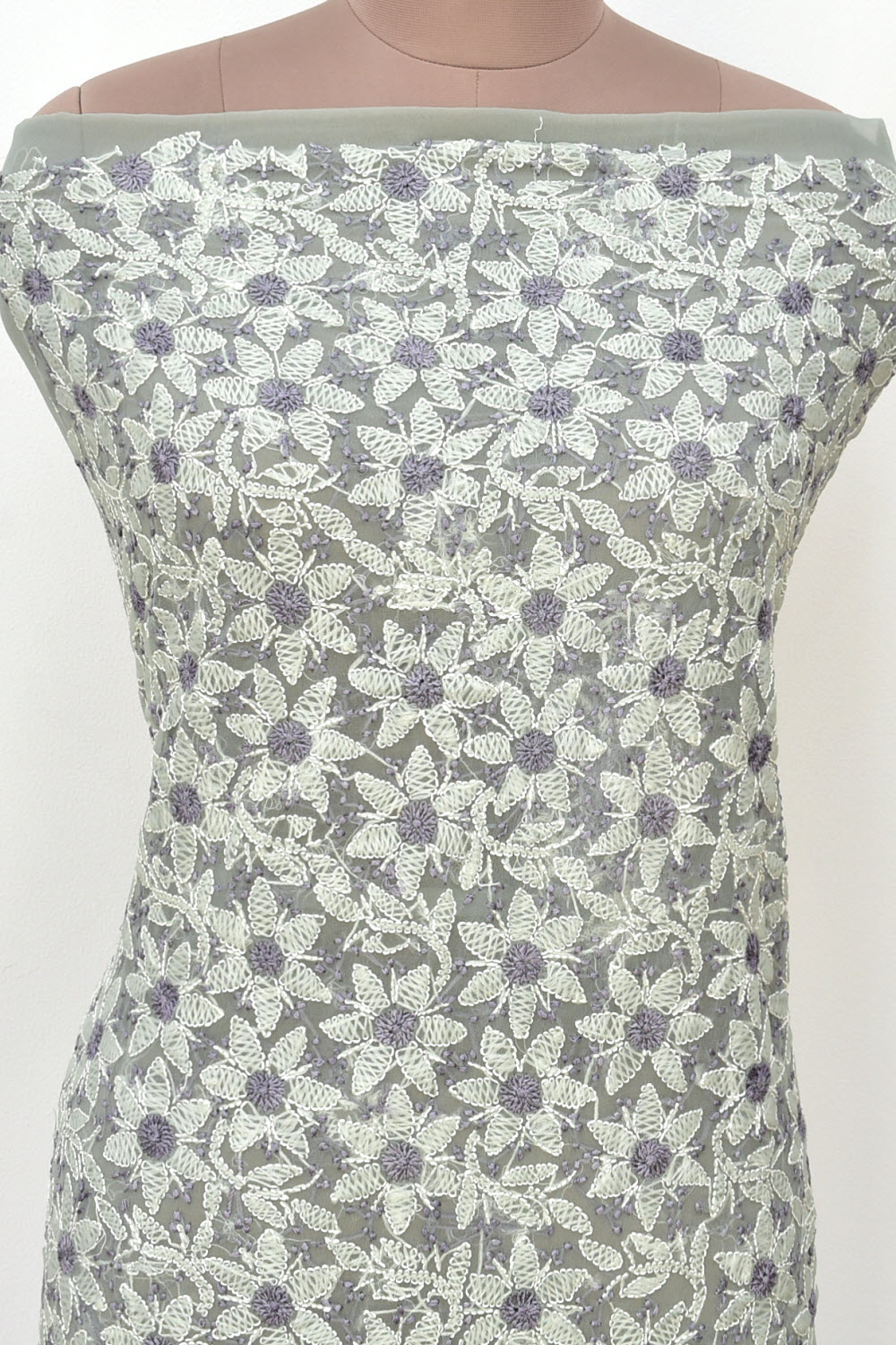 Grey Chikankari Salwar Kameez with Dupatta 18417