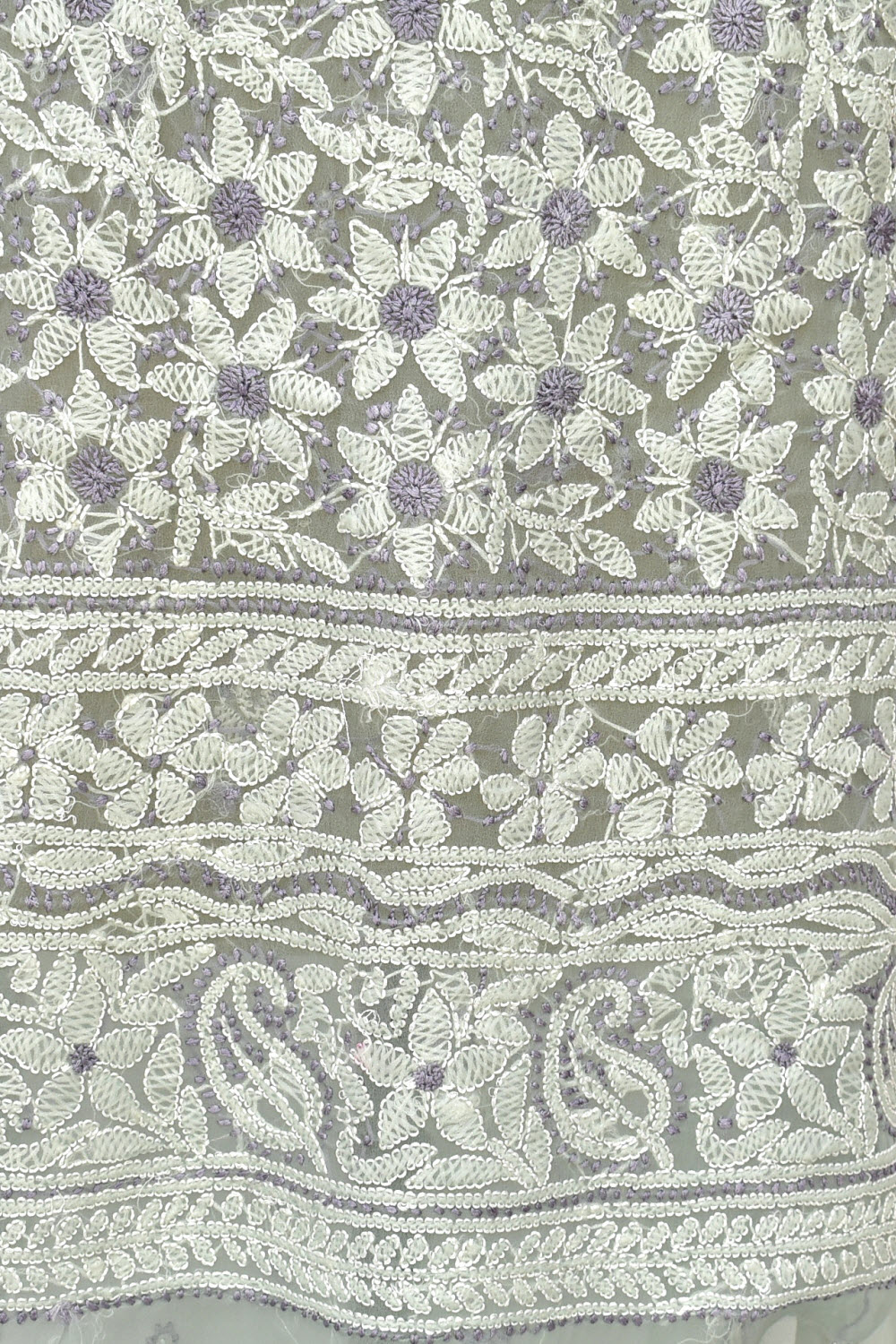 Grey Chikankari Salwar Kameez with Dupatta 18417