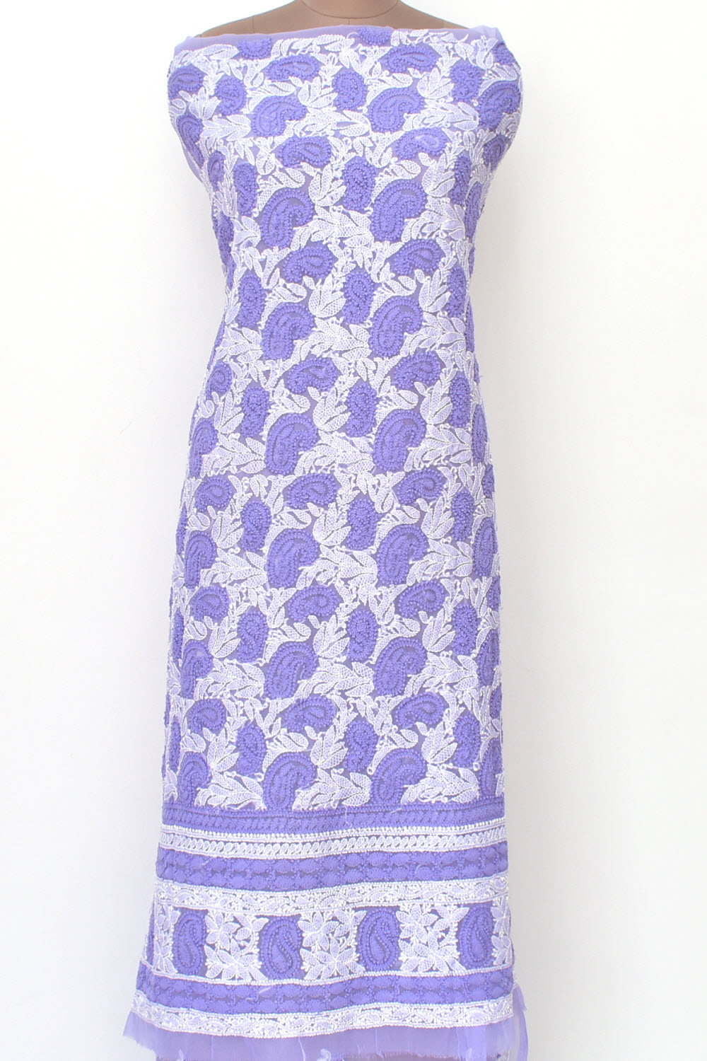 Lavender Chikankari Salwar Kameez with Dupatta 18419