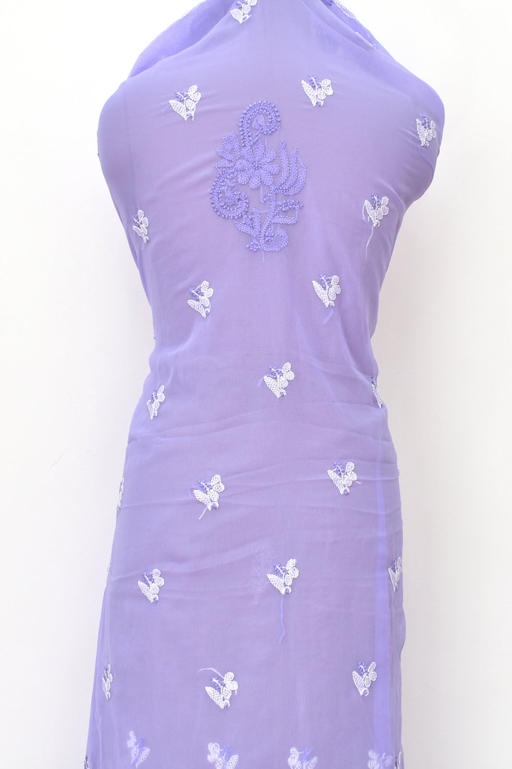 Lavender Chikankari Salwar Kameez with Dupatta 18419