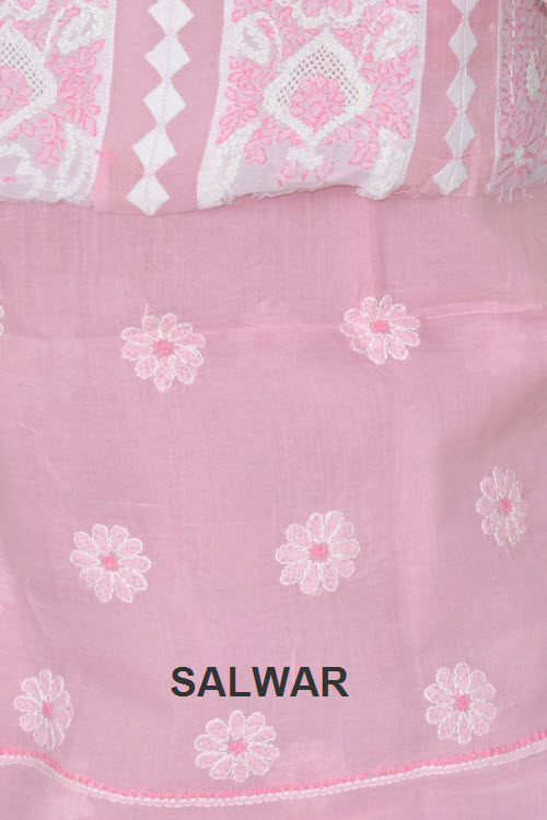 Pink Chikankari Salwar Kameez with Dupatta