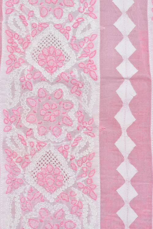 Pink Chikankari Salwar Kameez with Dupatta