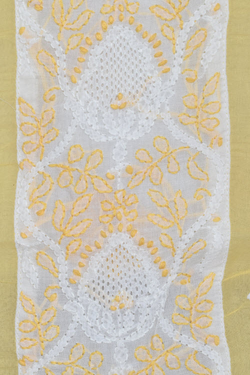 Yellow Chikankari Salwar Kameez with Dupatta