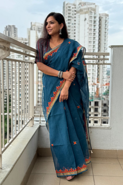PEACOCK BLUE KOTA DORIA