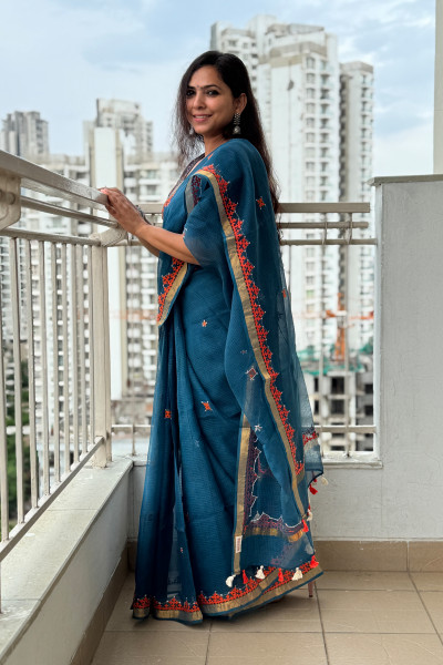 PEACOCK BLUE KOTA DORIA