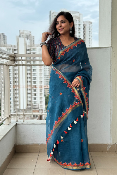 PEACOCK BLUE KOTA DORIA