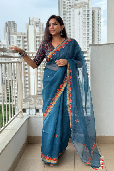 PEACOCK BLUE KOTA DORIA