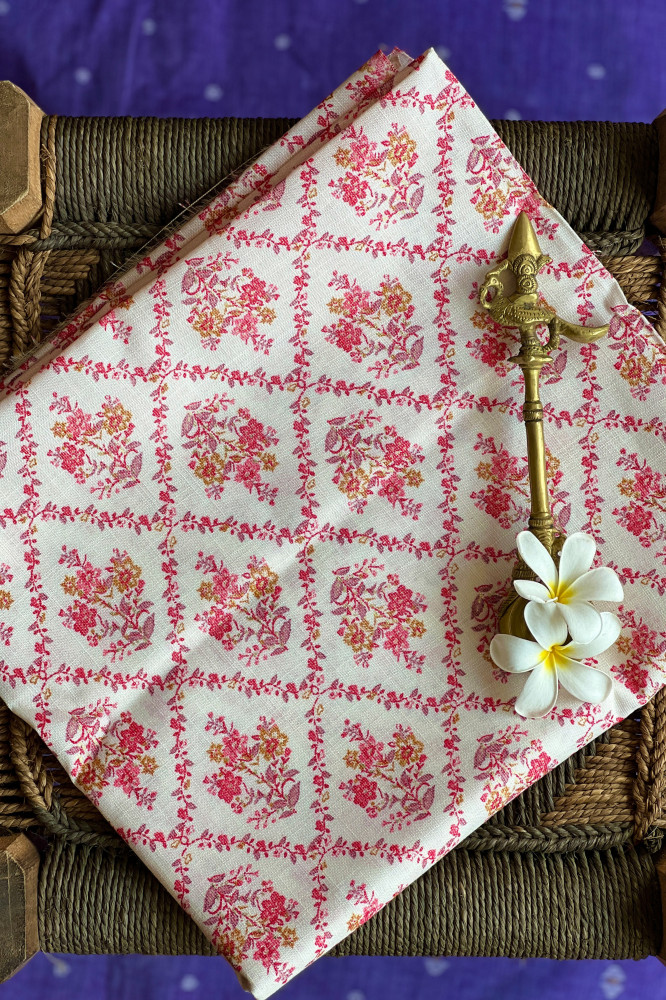 Image of MUGHLAI WHITE PINK