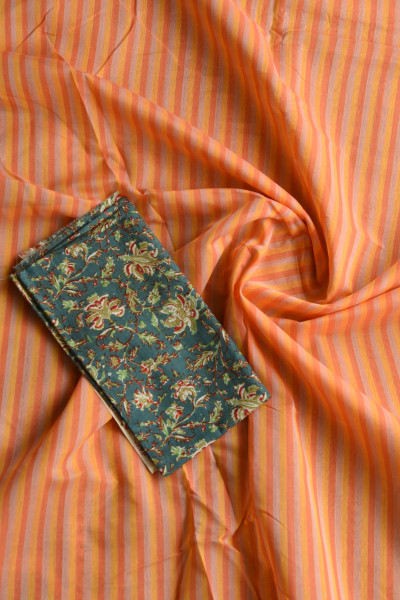 STRIPED PINK AND PASTEL ORANGE