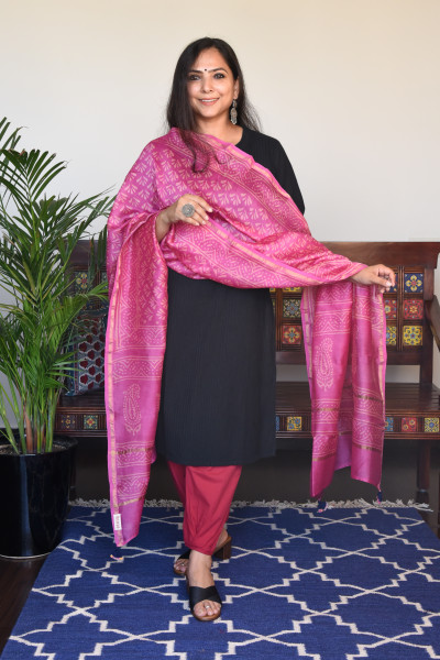 PINK COTTON SILK