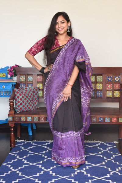 BLACK AND PURPLE