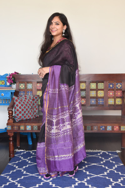 BLACK AND PURPLE