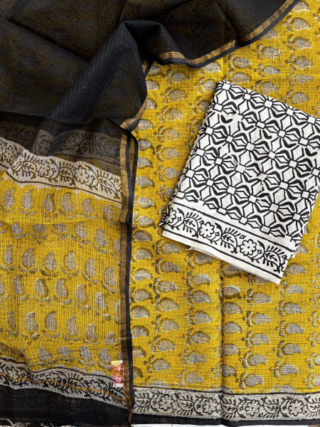 BLACK YELLOW PAISLEY
