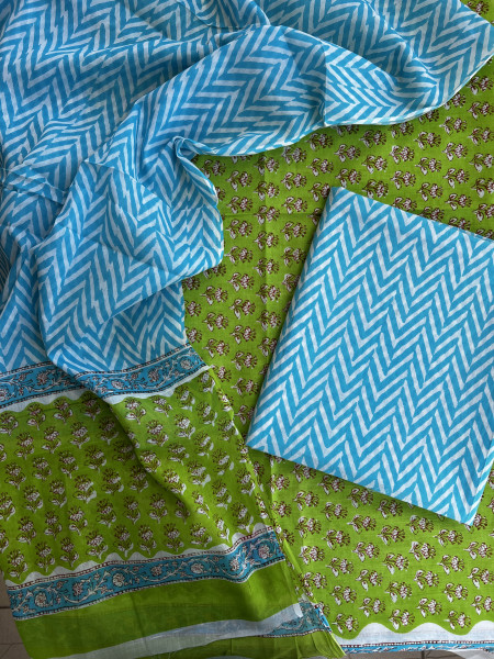 BLUE GREEN SUIT