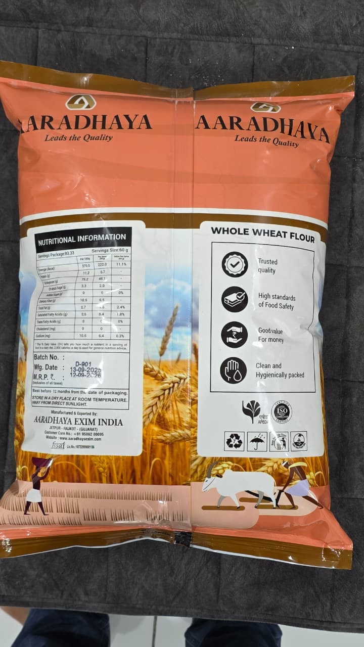AARADHYA WHEAT FLOUR 5 KG