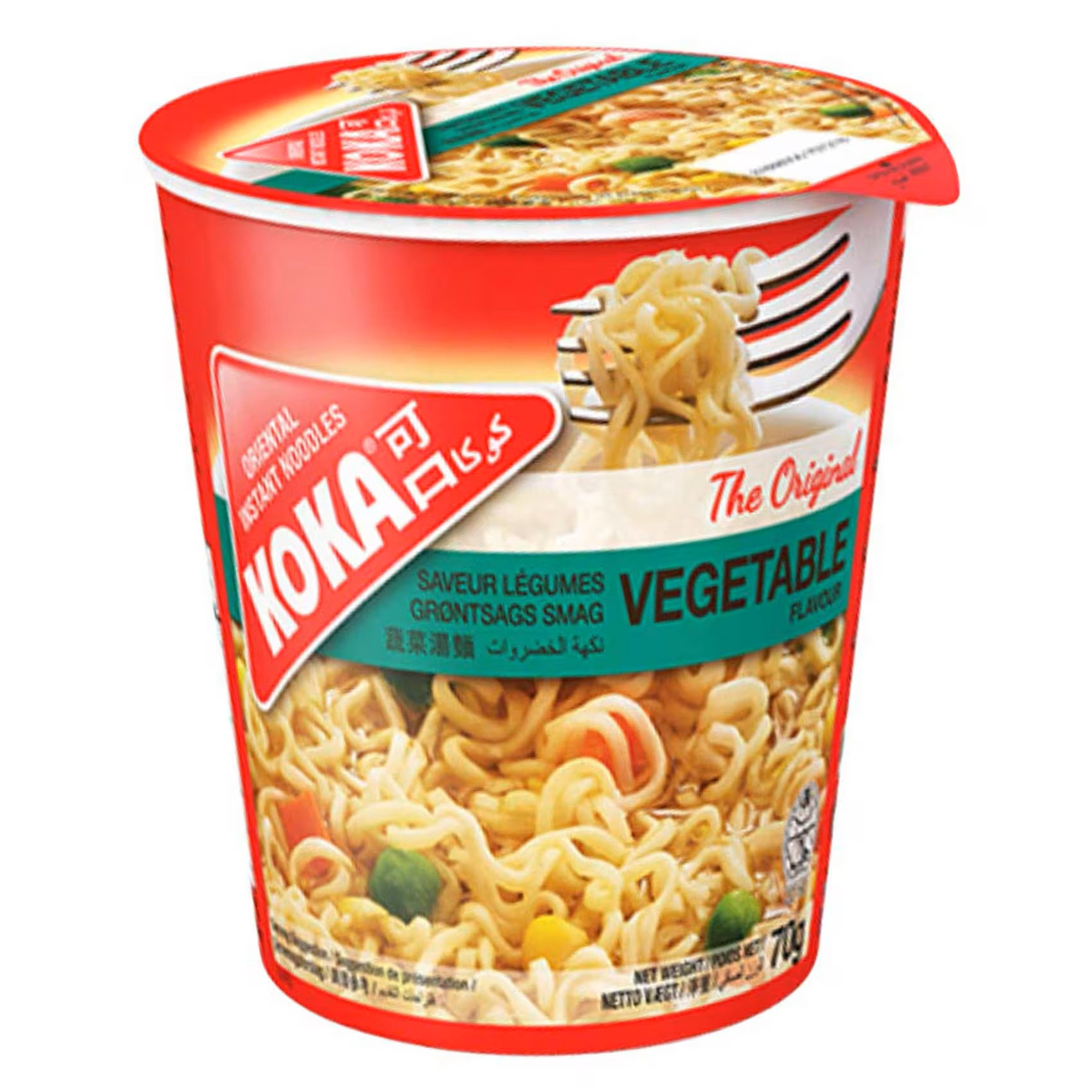 KOKA CUP NOODLES VEGETABLES 70GM