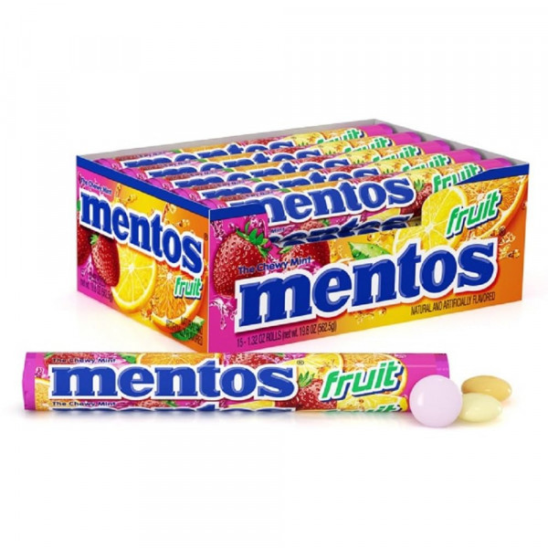Image of MENTOS ROLL FRUIT