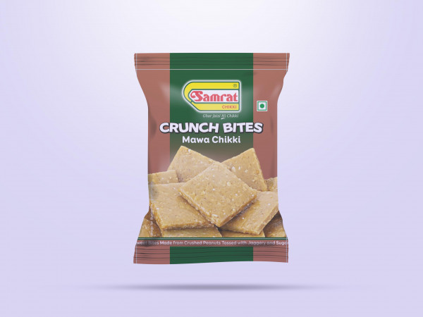 Image of SAMRAT CRUNCH BITE MAWA CHIKKI 400GM