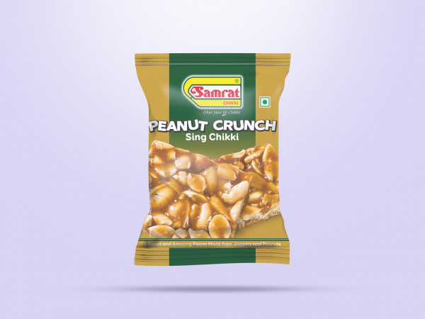 Image of SAMRAT PEANUT CRUNCH SING CHIKKI 400GM