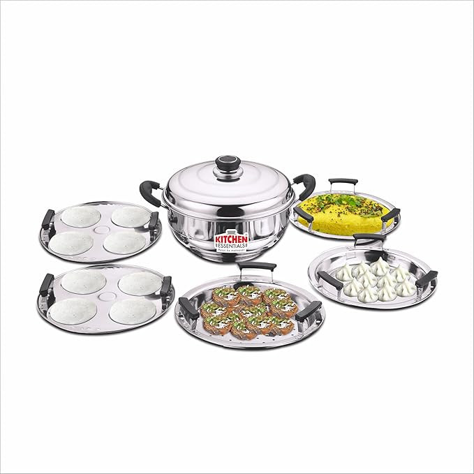 Eagle Kitchen Essentials Induction Bottom Mini Multi Kadai with 5 Plates