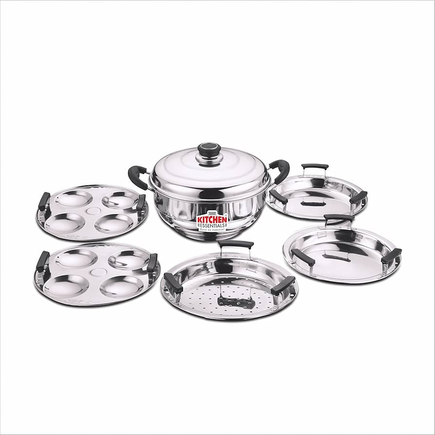 Eagle Kitchen Essentials Induction Bottom Mini Multi Kadai with 5 Plates