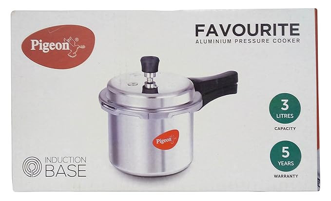 Pigeon Favourite Induction Base, 3 Liters, Aluminium, Silver