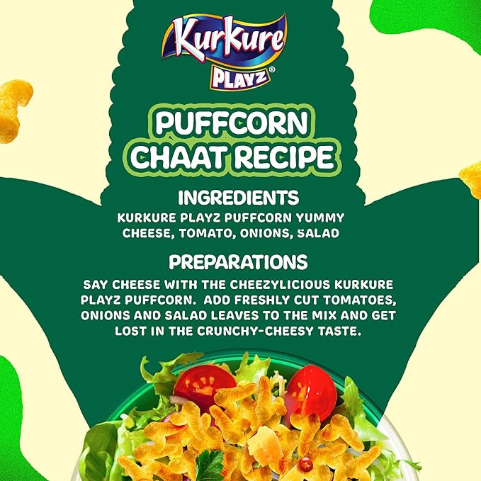 Kurkure Namkeen-Puffcorn (Yummy Cheese) Pouch, 55 Gram