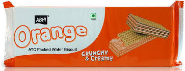 Image of ABHI ORANGE WEFFER BISCUITS 150G