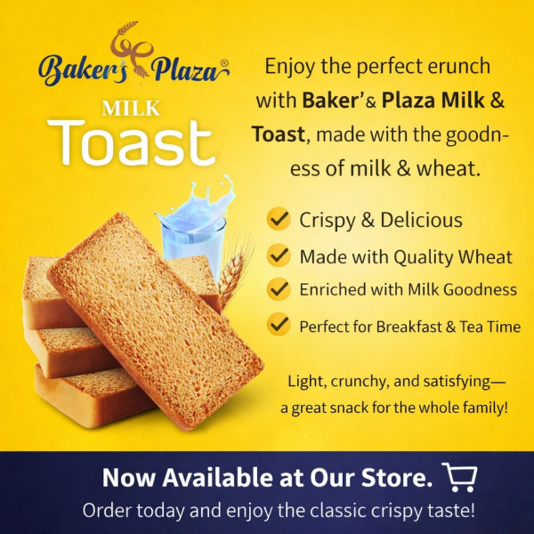 Image of BAKER'S PLAZA MILK TOAST 200GM