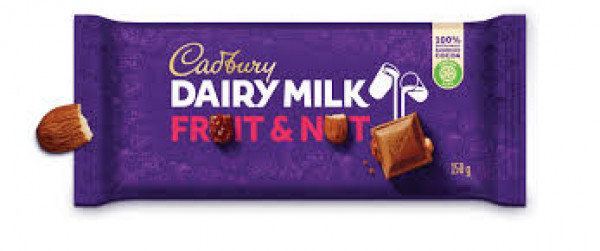 Image of CAD DAIRYMILK FRUIT NNUT 80 G