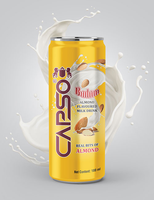 CAPSO FLAVOURED DRINK 180 ML (ALMOND BADAM)
