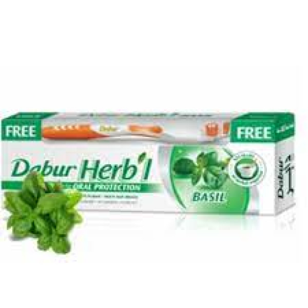 Image of DABUR HERBAL 140GM TPASTE GEL+TBRUSH
