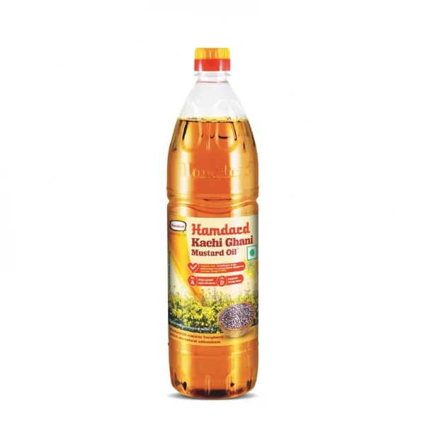Image of Hamdard Pure Mustard Oil 1 LTR