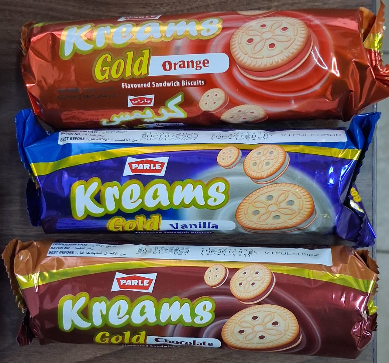 PARLE KREAMS BISCUITS CHOCOLATE 80GM