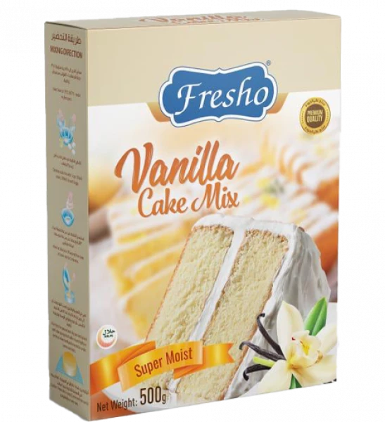 Image of FRESHO CAKE  MIX VANILLA 500GM