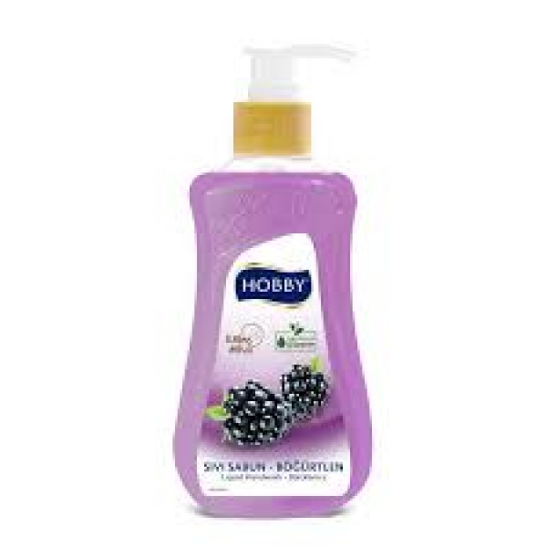 Image of HOBBY NATURALS LIQUID HAND SOAP BLACK RASPBERRY 400ML
