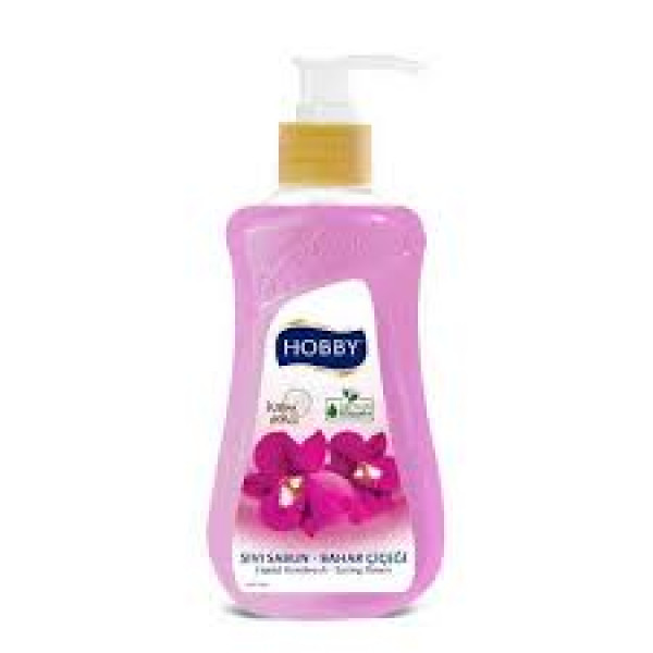 Image of HOBBY PEARL LIQUID SOAP SPRING FLOWER 400ML