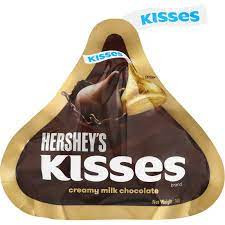 HERSHEY'S KISSES MILK CHOCOLATE 82G