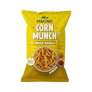 MAKINO CORN MUNCH INDIAN MASALA 150 GM