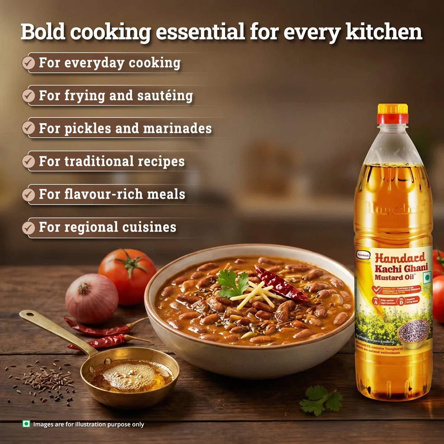 Hamdard Pure Mustard Oil 500ML