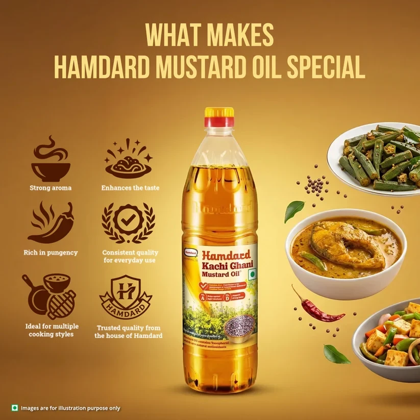 Hamdard Pure Mustard Oil 500ML